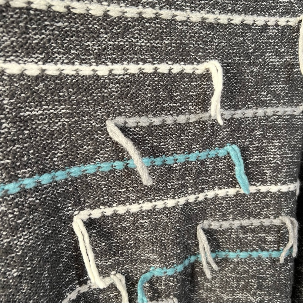 J. Jill Pure Jill Heathered gray sweater size med - Picture 2 of 7